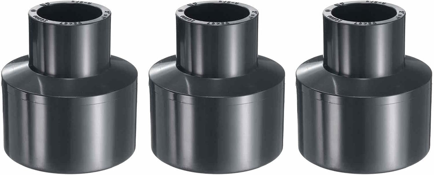 CRKMGS-3pcs PVC Reducing Coupling 2 x 1