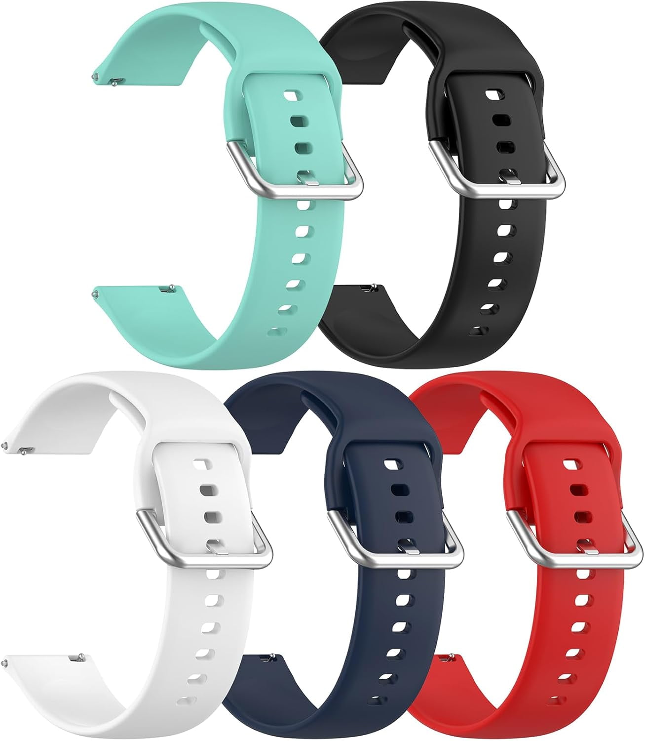CRKMGS-5Pack Smart Watch T49PRO Bands Compatible with PJYUBVOR T49PRO (Not T49) Smartwatch CMF Watch 3 Pro Silicone Band