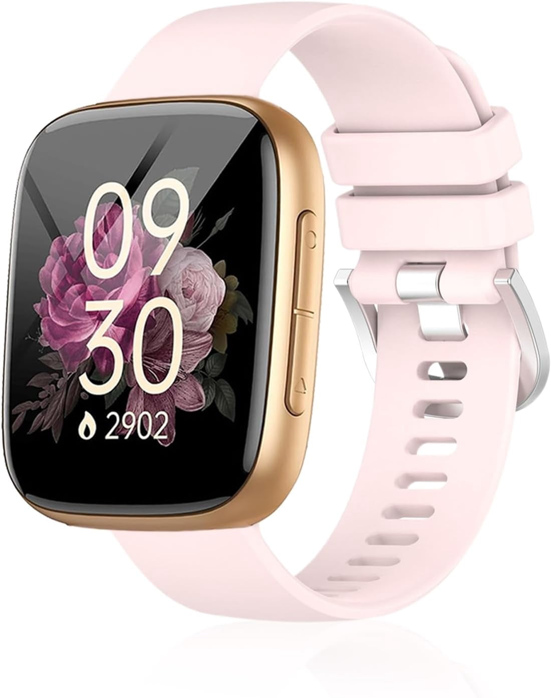 CRKMGS-Band for Quican/Tensky GTX20, SmartWatch Replacement Band,Soft Silicone Strap,SmartWatch Accessories,Replacement Strap for Quican GTX20 Smart Watch(Pink)