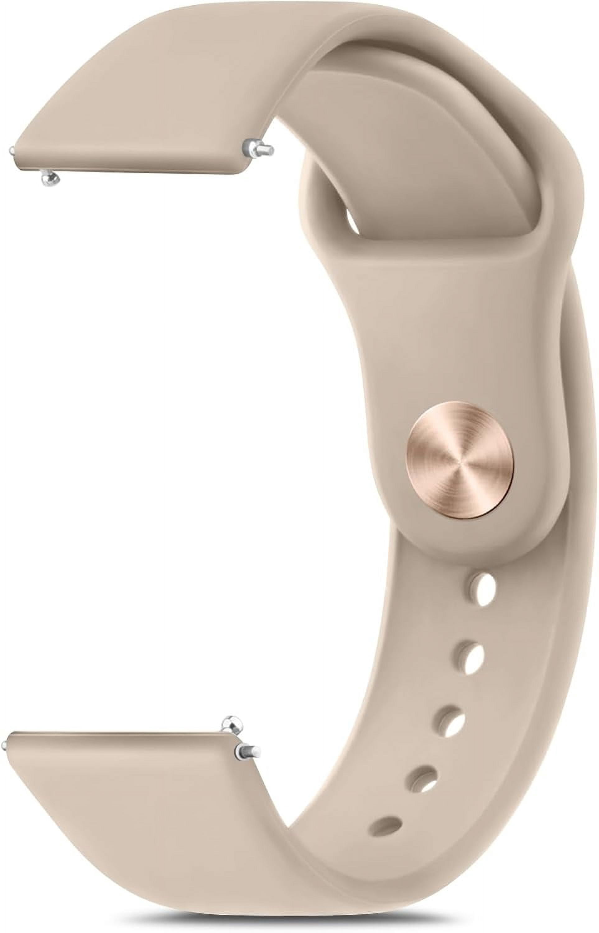 CRKMGS-Bands Compatible with 20mm Watch Bands, Quick Release Soft Silicone Sport Replacement Strap for Smartwatch with 20mm Watch Lugs for Women Men