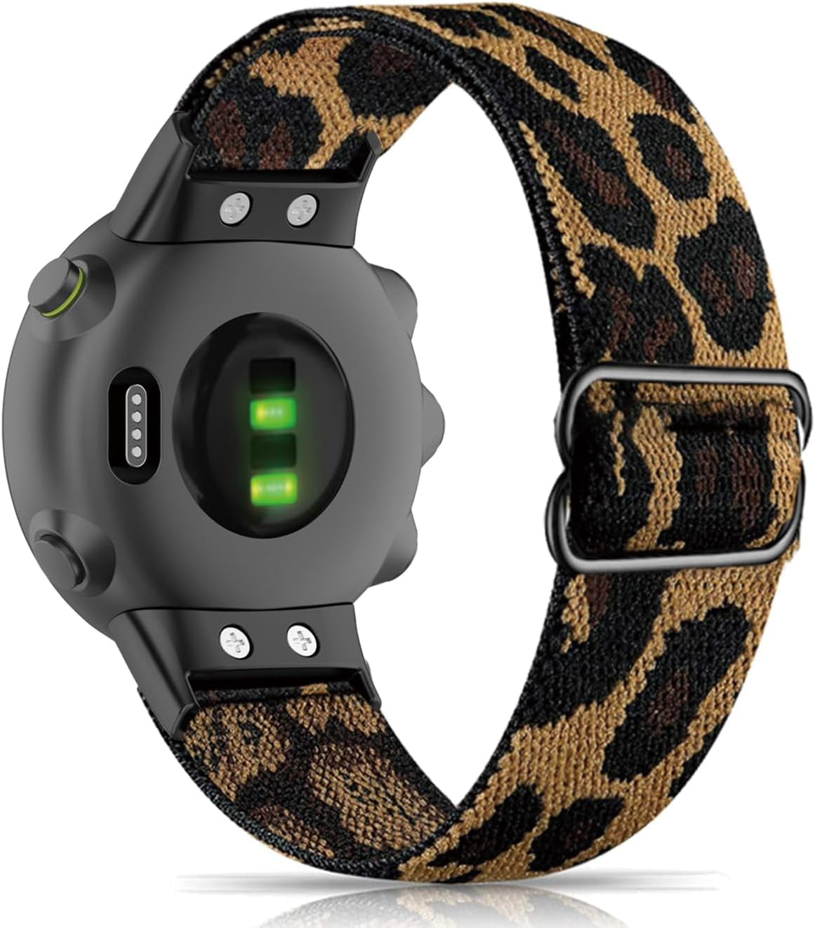CRKMGS-Compatible with Garmin Forerunner 45/45S Nylon Elastic Band, Solo Loop Women Men,Replacement Watch Strap for SmartWatch Forerunner 45 Sport Adjustable Watchband