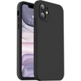 thumbnail image 1 of CRKMGS-Compatible with iPhone 11 Case, Upgraded Liquid Silicone with [Flat Edges] [Camera Protection] [Soft Anti-Scratch Microfiber Lining] Phone Case for iPhone 11 6.1 inch - Black, 1 of 4