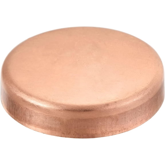 CRKMGS-Copper End Cap Pipe Fitting Sweat Plug Connection 45mm(1.77") ID for Water Pipe Plumbing