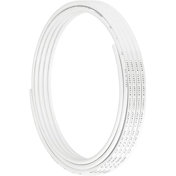 CRKMGS-Qrity 1/4 Inch Water Line Tubing, RO Water Systems Water Pipe, Refrigerator Ice Maker PE Tubing for Water Fluid Transfer, 2 Metres