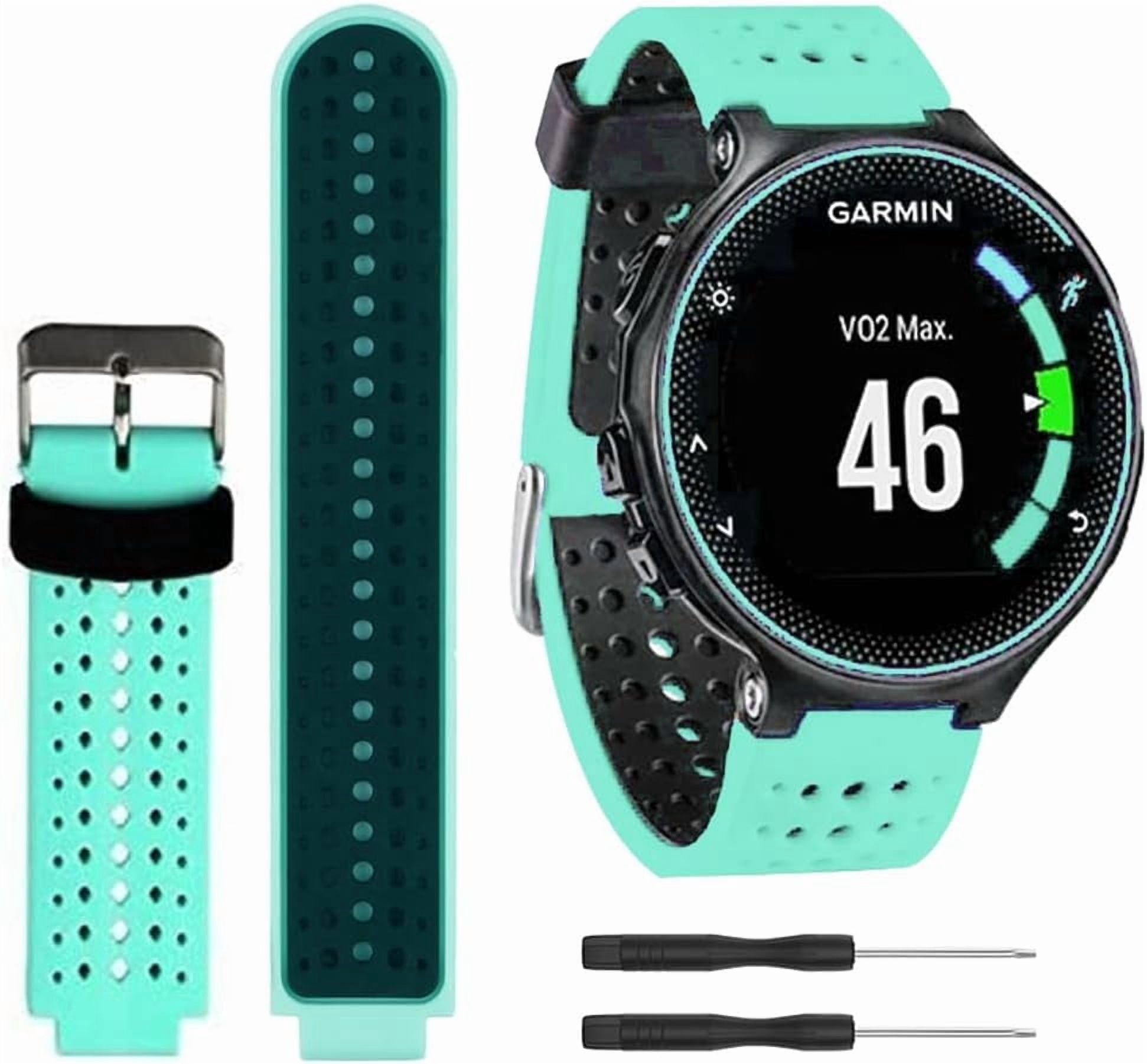 CRKMGS-Replacement Silicone Sport Watch Band for Forerunner 220 230 235 620 630 735XT Smartwatch Wrist Strap