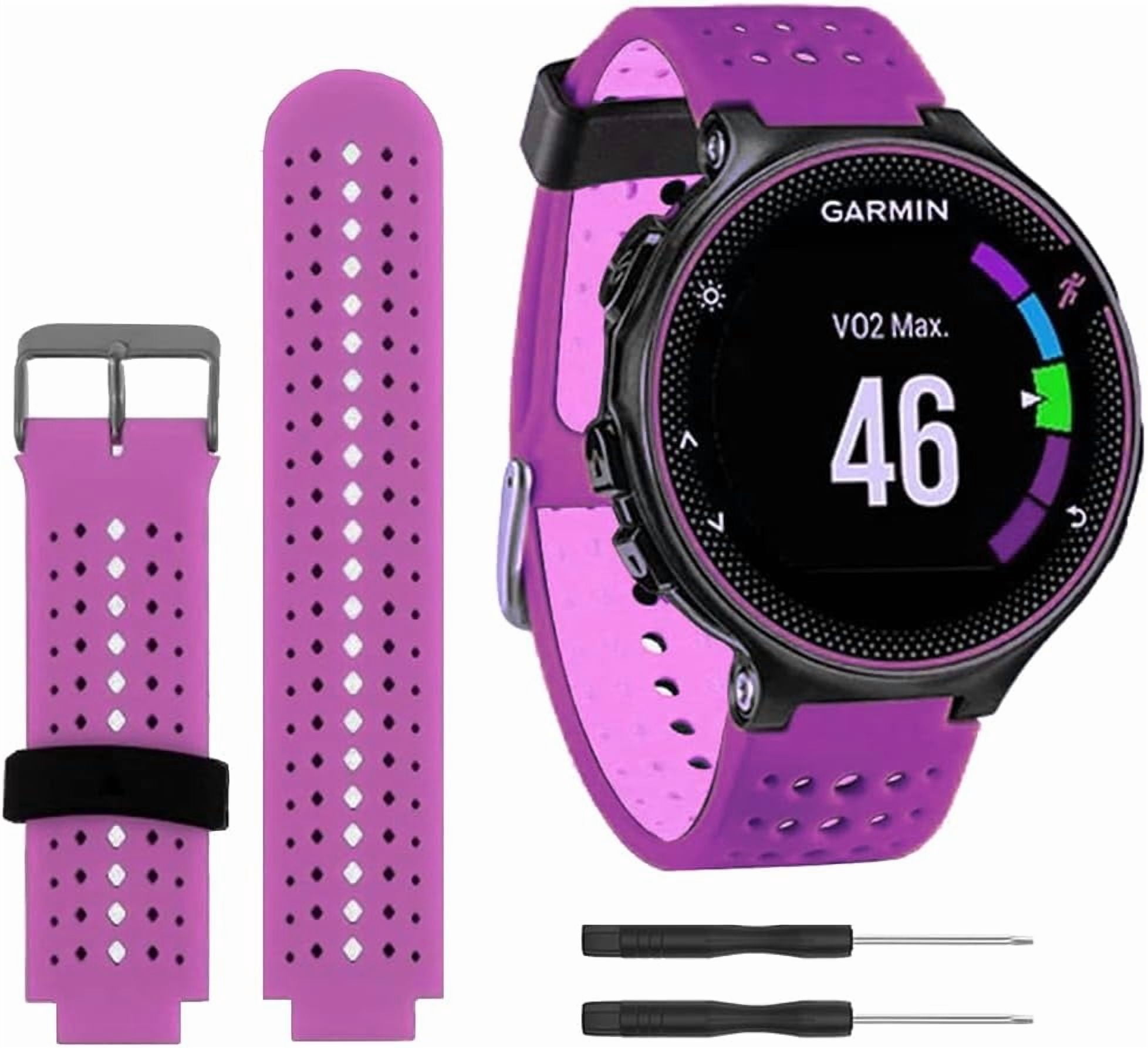 CRKMGS-Replacement Silicone Sport Watch Band for Forerunner 220 230 235 620 630 735XT Smartwatch Wrist Strap
