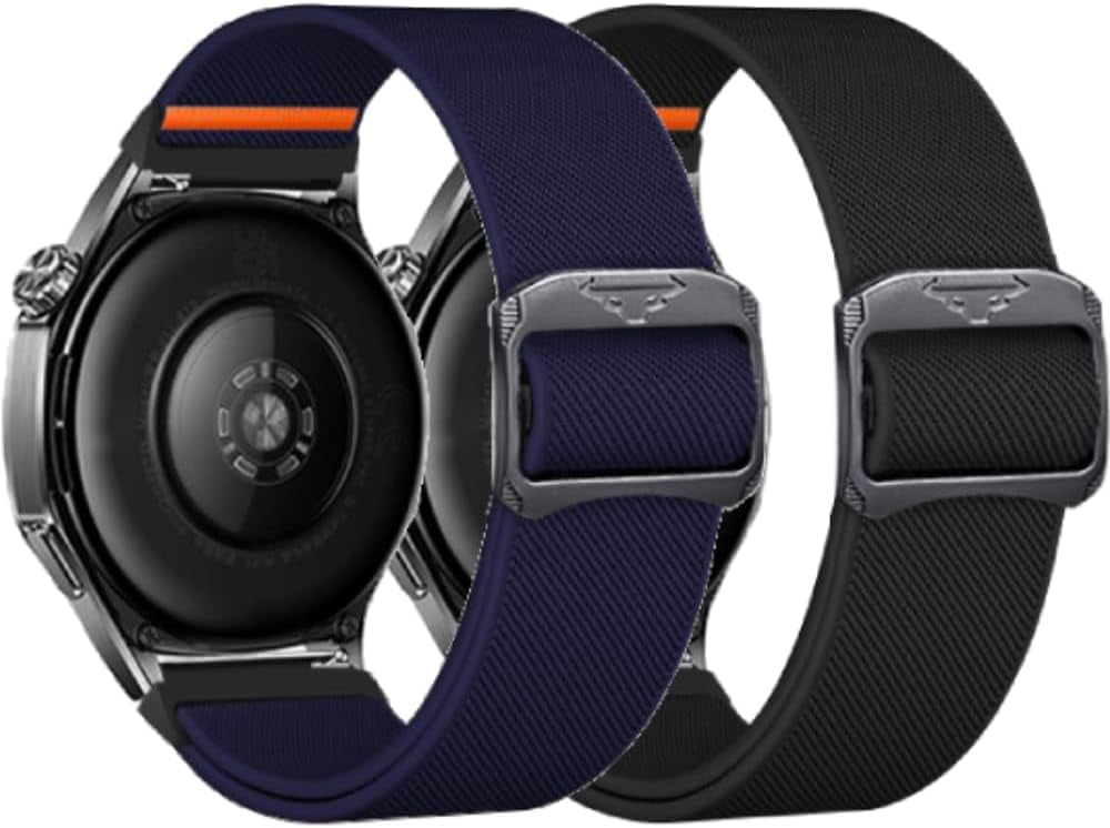 CRKMGS-Sport Nylon Strap Intended for Garmin Approach S50, S44, S42, S40 Bands for Women Men Replacement Elastic Loop Wristband Smartwatch Accessories