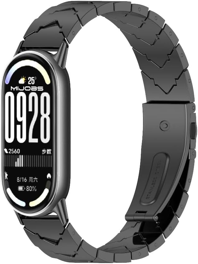 CRKMGS-Strap for Xiaomi Mi Band 10/9/8 Breathable Replacement Strap for Mi Fit Band 9 SmartWatch Straps Wristband Bracelet for Women Men