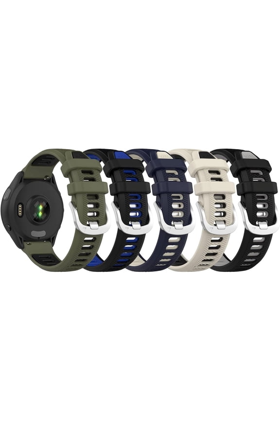 -Wrist Strap Compatible with KOSPET Tank M1 Pro/M1/M2/M3/T2/T3 Smart Watch Bands, Replacement Wristband Compatible for AMAZTIM C20 Pro/C20/M2/T2 Soft Silicone Watch Band Adjustable Wristband Br