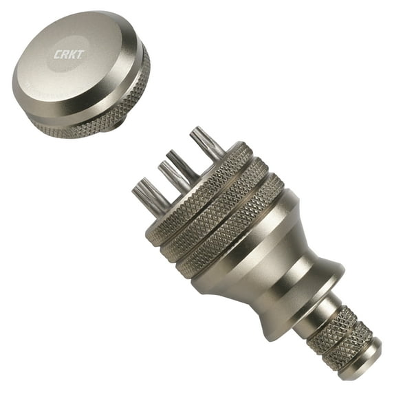 CRKT 6 Bit Driver Tool Accessory: Aluminum Handle, 9910