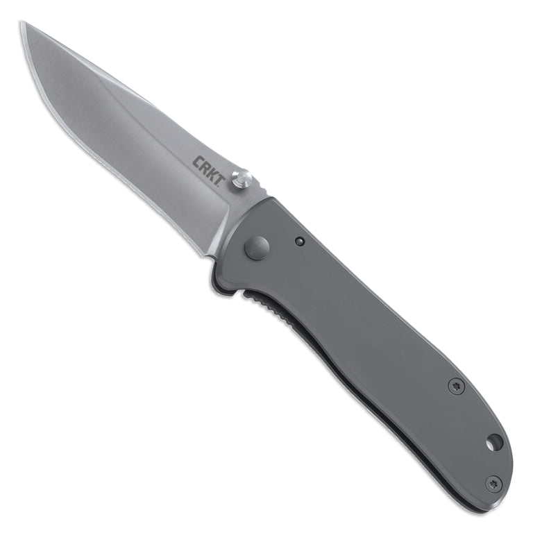 CRKT Drifter Pocket Folding Knife, 6450S, Stainless Steel Handle
