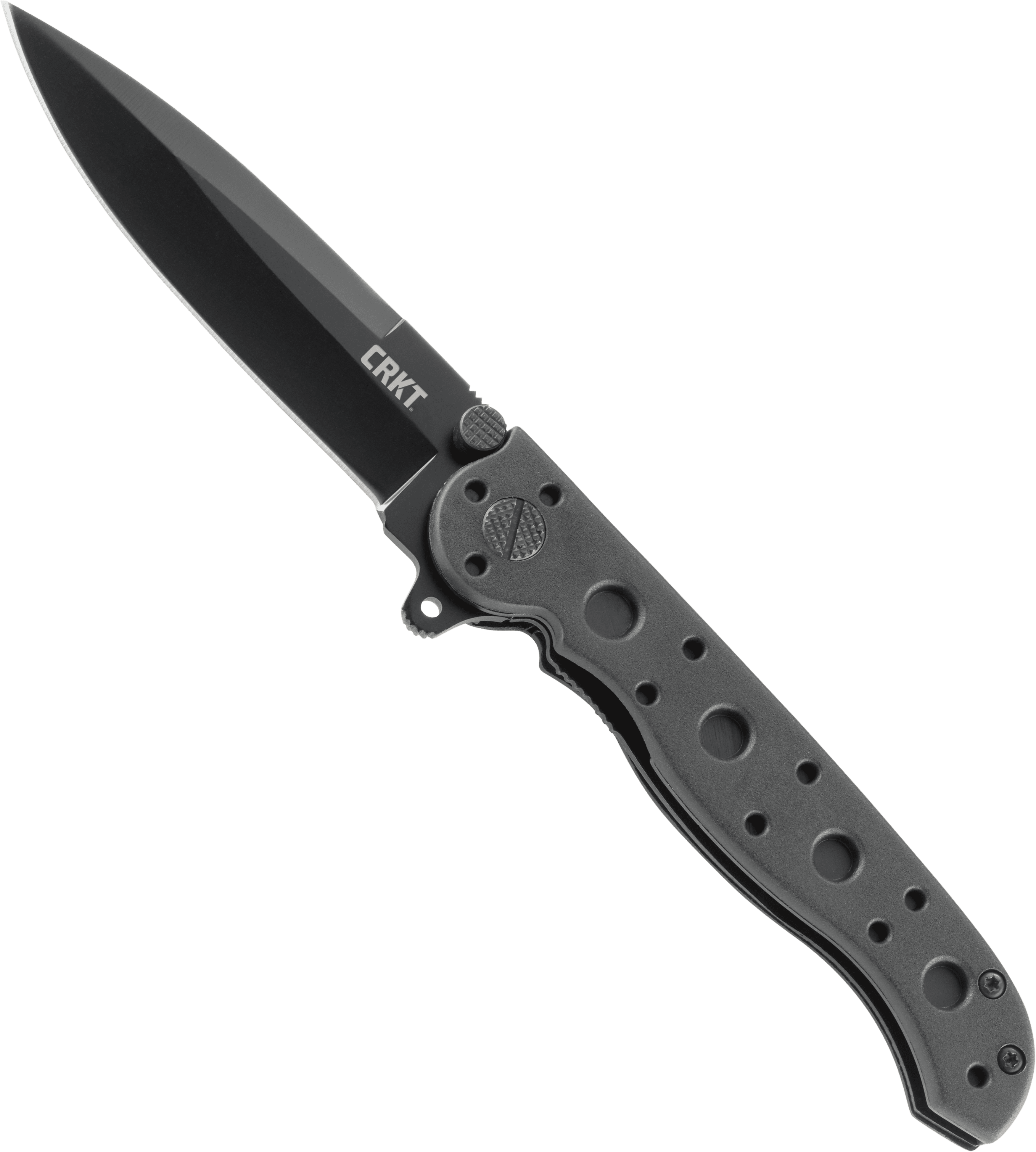CRKT M16-01KZ Folding Knife with Liner Lock: Stainless Steel Plain Edge Blade, Glass-Reinforced Nylon Handle, Pocket Clip, M16-01KZ