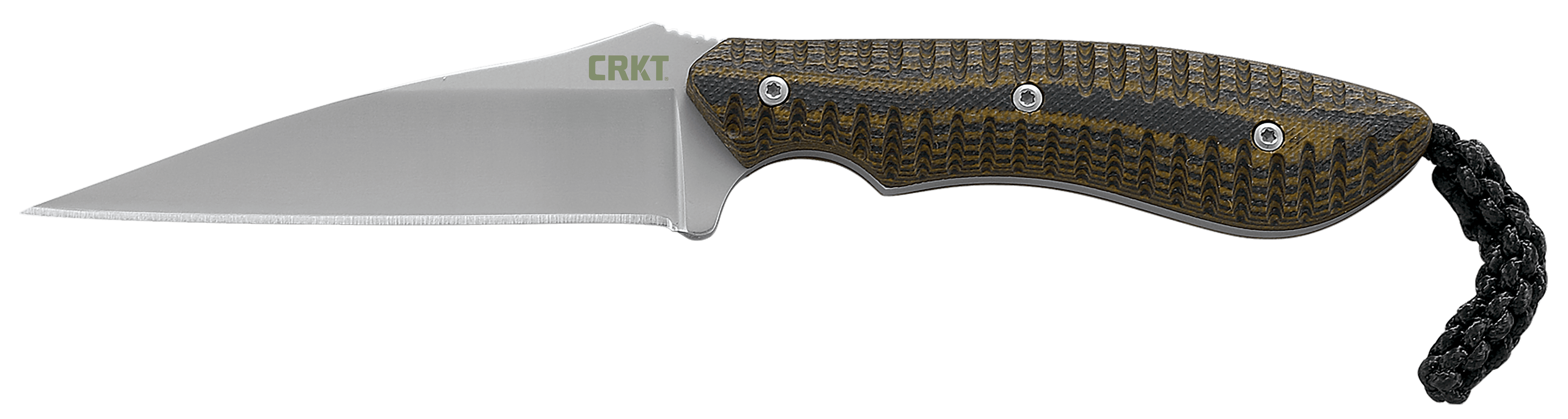 CRKT S.P.E.W. Compact Neck Knife, Fixed Blade with Bead Blas