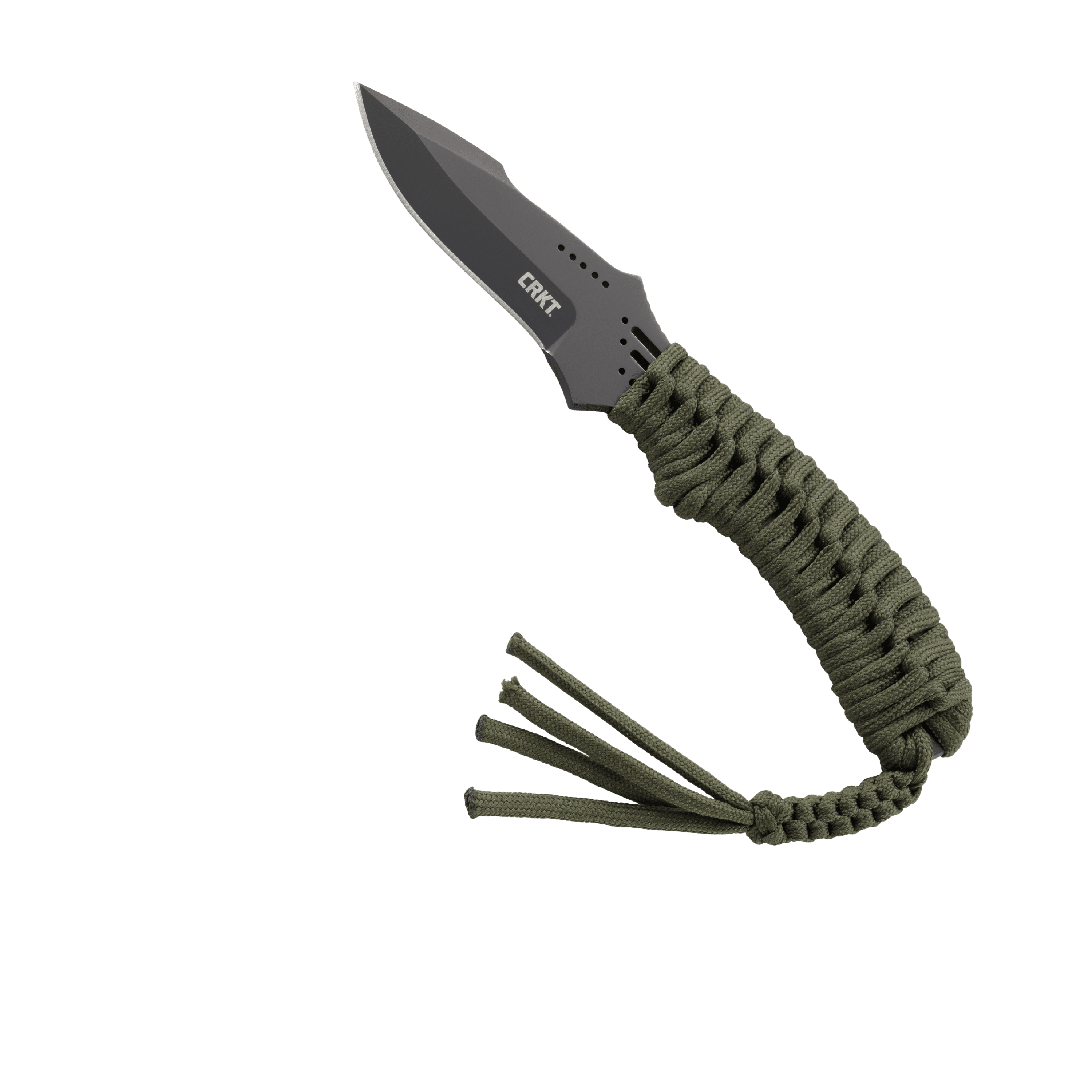 CRKT Thunder Strike Fixed Blade Knife with Sheath Lightweight Knife