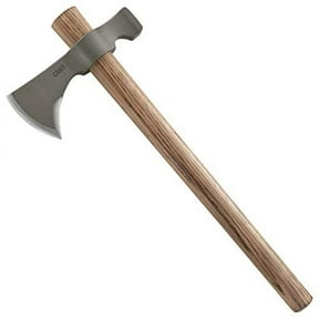 CRKT Woods Chogan T-Hawk Outdoor Survival Tomahawk: 1055 Carbon Steel Plain Edge Blade, Tennessee Hickory Handle, 2730