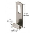 thumbnail image 1 of CRL 062C38-XCP100 CRL Nickel Plated 3/8" Slotted Round Lip Mirror Clips - pack of 100, 1 of 3