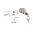 thumbnail image 1 of CRL 0911SCKA Satin Chrome Keyed Alike Sliding Door Lock, 1 of 6