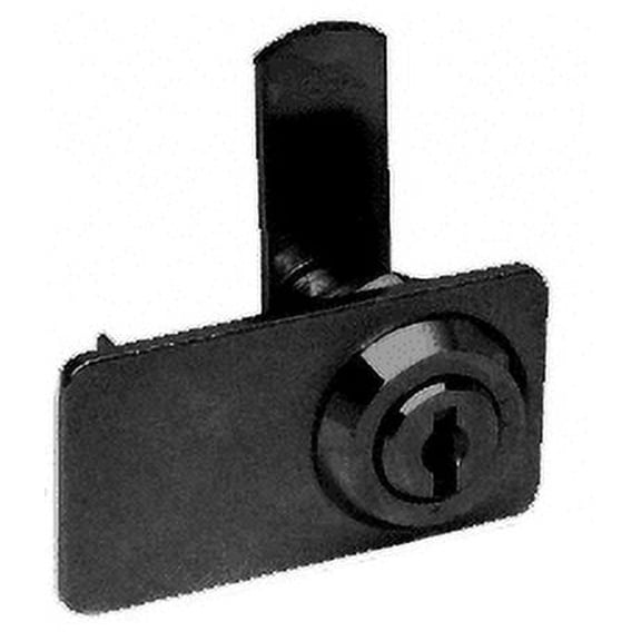 CRL 0916BCKA Black Keyed Alike Double Door Cam Lock
