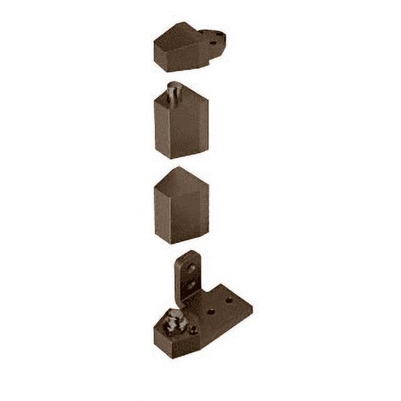 CRL 0P30RHDU Dark Bronze Right Hand Pivot Set Flush with Frame Face