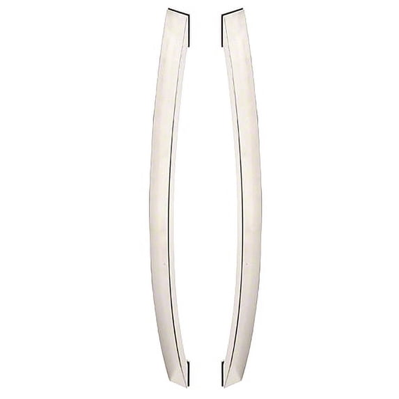 CRL 1426PS Polished Stainless 28" Arc Style Back-to-Back Pull Handle