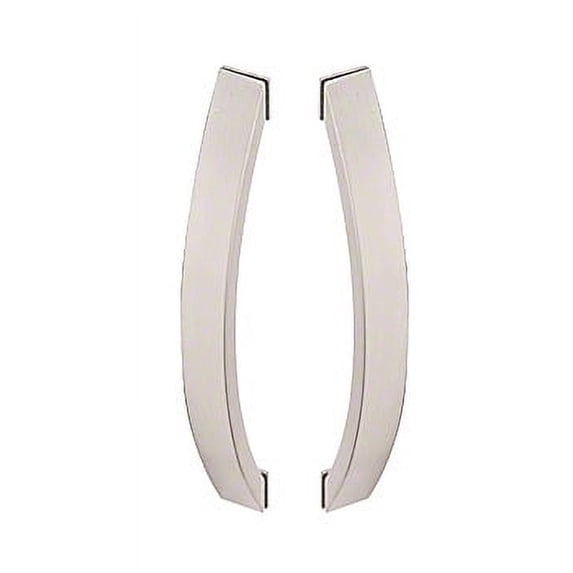 CRL 1427BS Brushed Stainless 14" Arc Style Back-to-Back Pull Handle