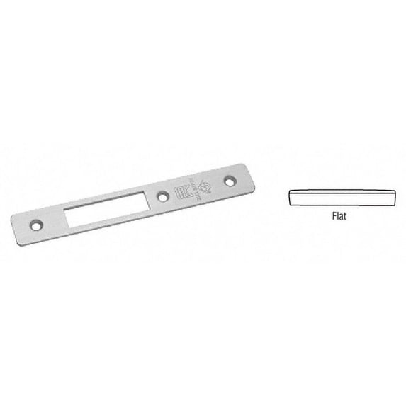 CRL 18020AL Aluminum Flat Faceplate for MS1853H Series Hook Throw Deadlocks