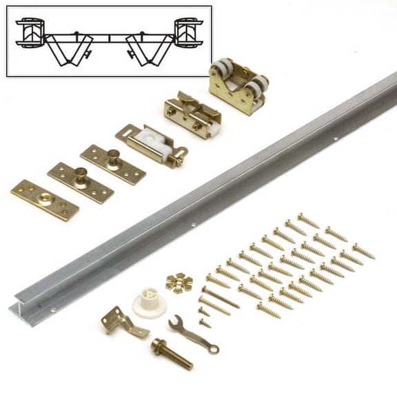 CRL 200FD724 72" Bi-Fold Hardware 4 Door Kit
