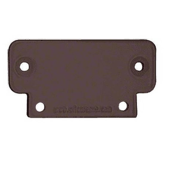 CRL 2WECBRZ Matte Bronze 200 Series Wall Mount End Cap