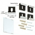 thumbnail image 1 of CRL 3061501 Brite Chrome Quartet Mirror Clip Set, 1 of 4
