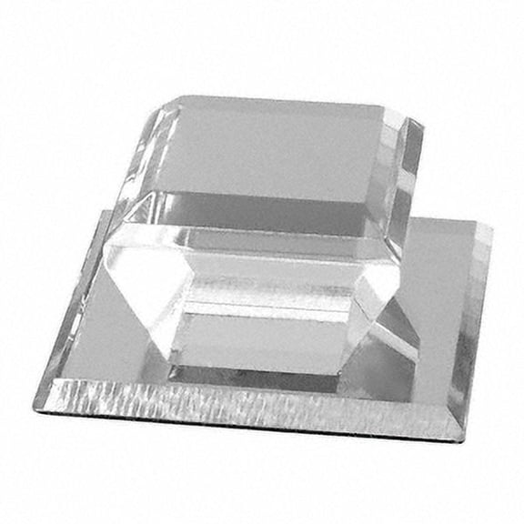 CRL 3401710 Acrylic Hand Cut Square Stick-On Mirror Pull