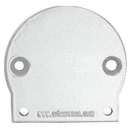 CRL 3WECS Silver Metallic 300 Series Wall Mount End Cap