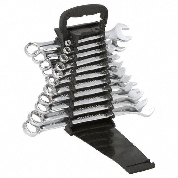 CRL 47467 Chrome 22 Piece Metric SAE Combination Wrench Set