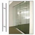 thumbnail image 1 of CRL 54LPBS Brushed Stainless 54" Extra Length Ladder Style Back-to-Back Pull Handle, 1 of 3
