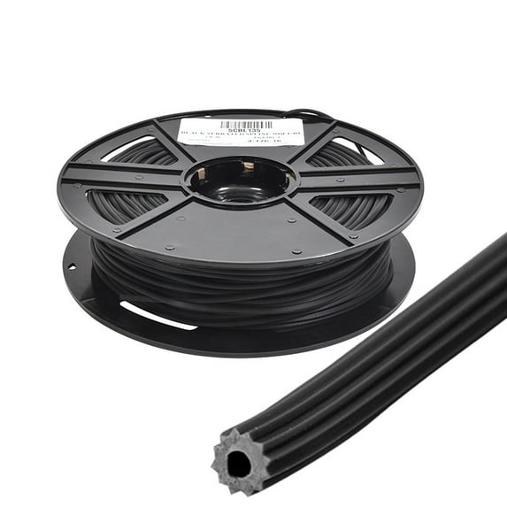 CRL 5CBL135 Black .135 Screen Retainer Spline - 500 Foot Roll