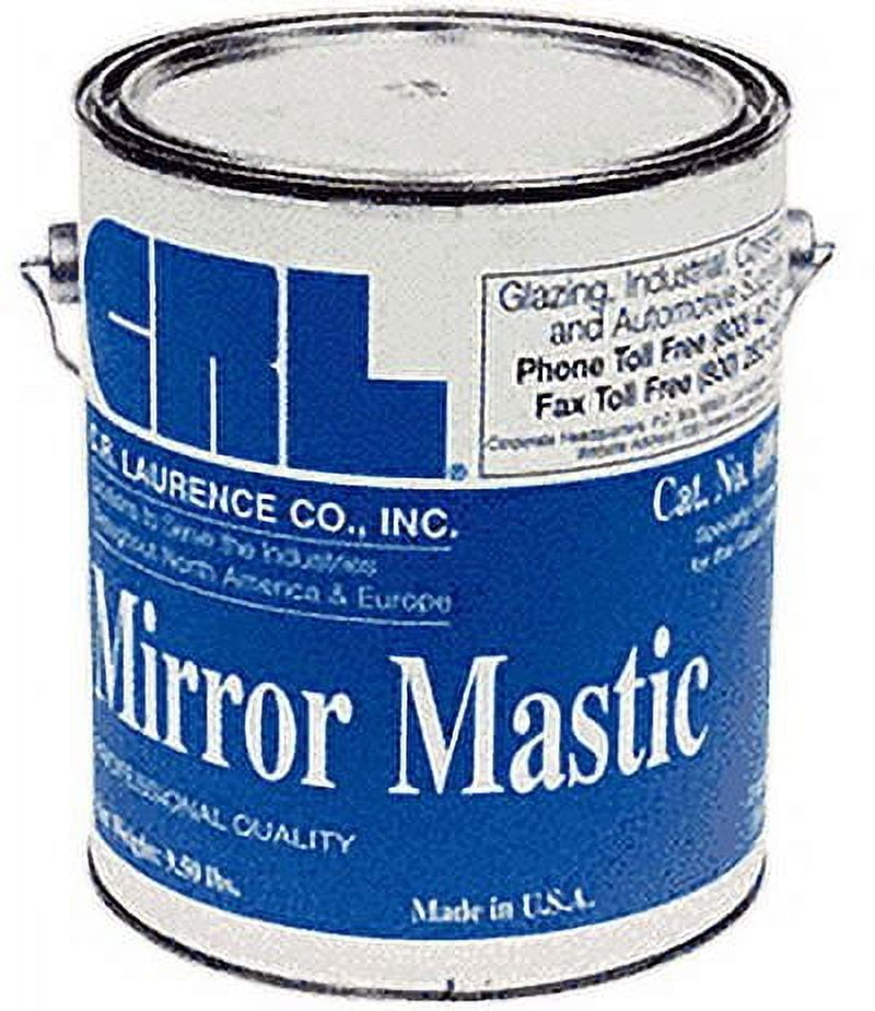 CRL 600GL, Glass, Clear Mirror Mastic Industrial Sealant, 1 gal
