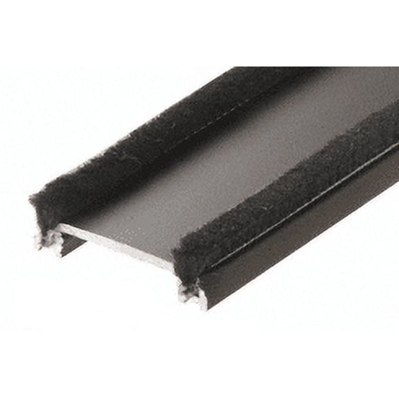 CRL HP35722 84" Bronze Anodized Wide Commercial Door Astragal with Weatherstrip