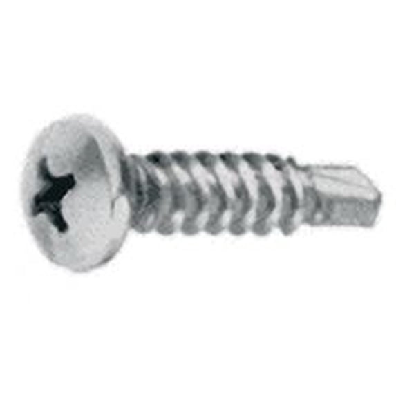 CRL 8X34PHPSDBS-XCP100 CRL Brushed Stainless 8-18 x 3/4" Self-Drilling Pan Head Phillips Screws - pack of 100