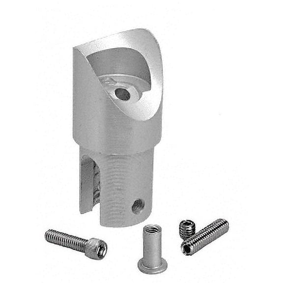 CRL A19AT5 Satin Anodized ACRS Acute 5 Angled Tee Adaptor