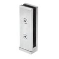 thumbnail image 1 of CRL AFWC2 Brushed Stainless Two-Piece Side Mount Frameless Windscreen Clamp, 1 of 4