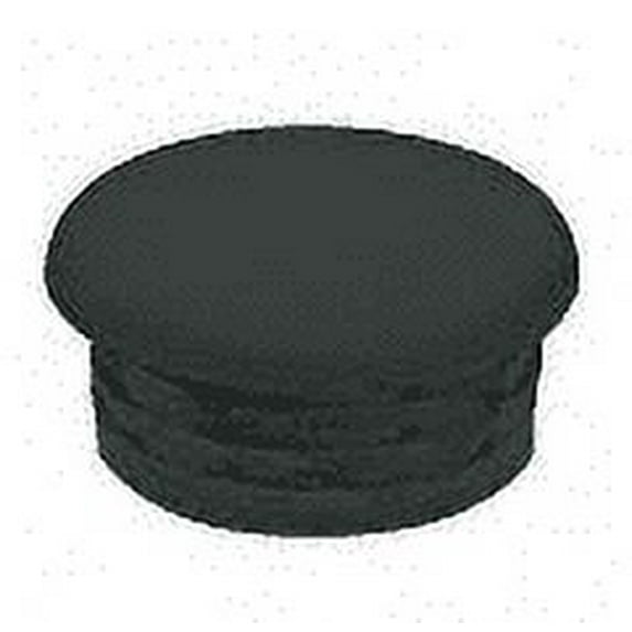 CRL AR1ECBL Matte Black Quick Connect Color Match End Cap for 1-1/2" Diameter Tubing