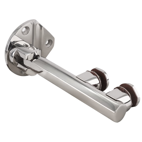 CRL ARC044PS Polished Stainless Arctic 044 Series Glass-to-Wall Hinge