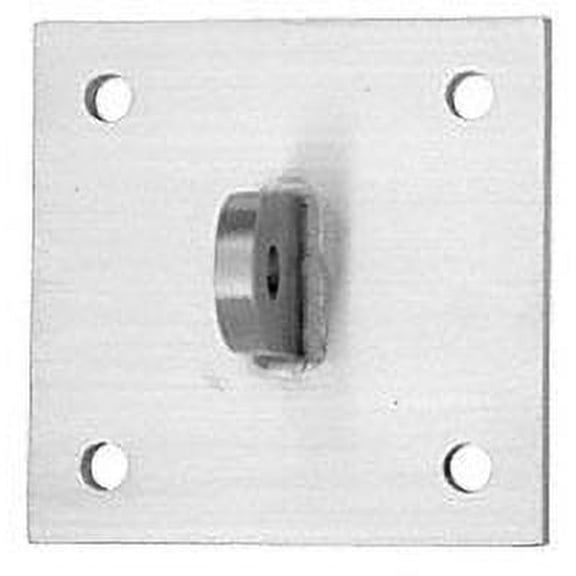 CRL AW9SQM12BS 316 Brushed Stainless 12mm Square Mounting Plate for 12 mm Rods