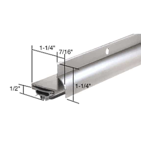 CRL Aluminum Finish Combination Door Shoe for 36" Door
