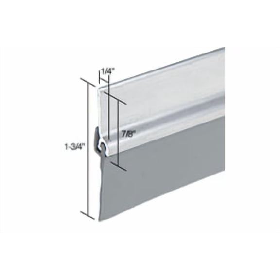 CRL Aluminum With Vinyl Door Sweep for 48" Door