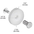 thumbnail image 1 of CRL B551 1" Nylon Sliding Screen Door Roller with Center Groove for Air Control Doors, 1 of 5