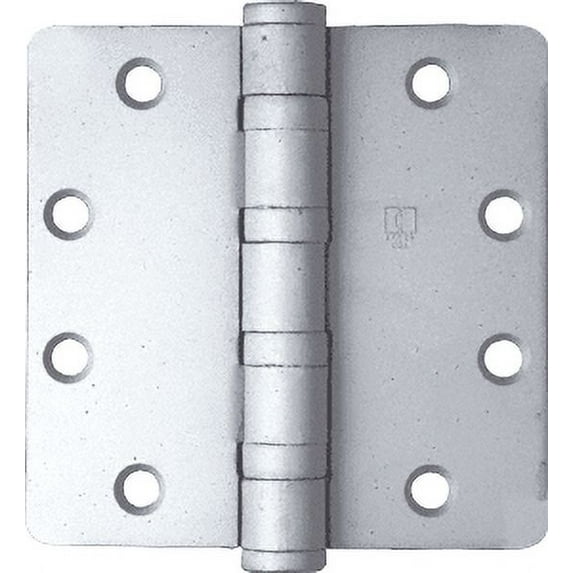 CRL BB55NRPA Satin Chrome Non-Removable Pin Heavy Weight 1/4" Radius Ball Bearing Template Butt Hinge