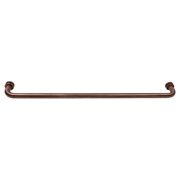 CRL BM24ABC0 Antique Brushed Copper 24" BM Series Tubular Single-Sided Towel Bar