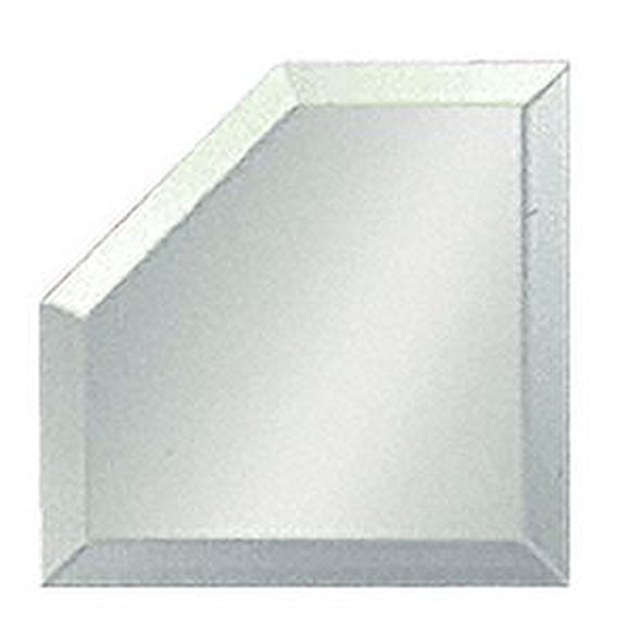 CRL BM4M3 Clear Mirror Glass 3" Mitered Corner Beveled on All 5 Sides