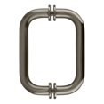 thumbnail image 1 of CRL BM6X6ABN Antique Brushed Nickel 6" BM Series Tubular Back-to-Back Pull Handle, 1 of 5