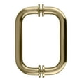 thumbnail image 1 of CRL BM6X6BBRZ Brushed Bronze 6" BM Series Tubular Back-to-Back Pull Handle, 1 of 1